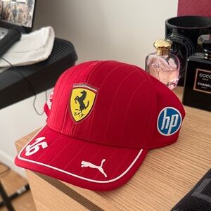 Ferrari Red Cap with Puma and HP Logos